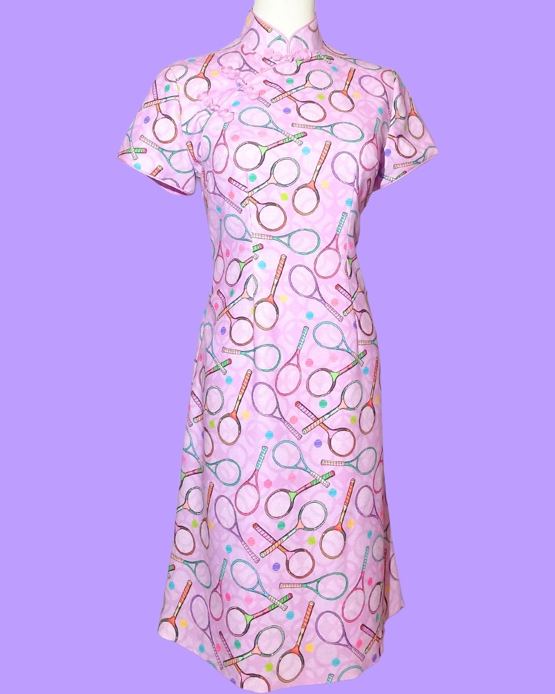 Tennis Purple Cheongsam