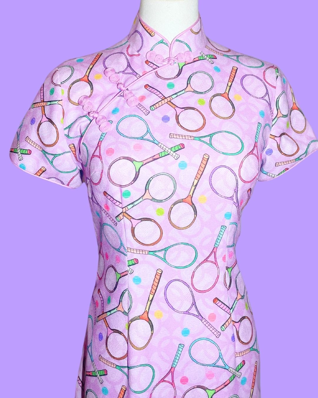 Tennis Purple Cheongsam