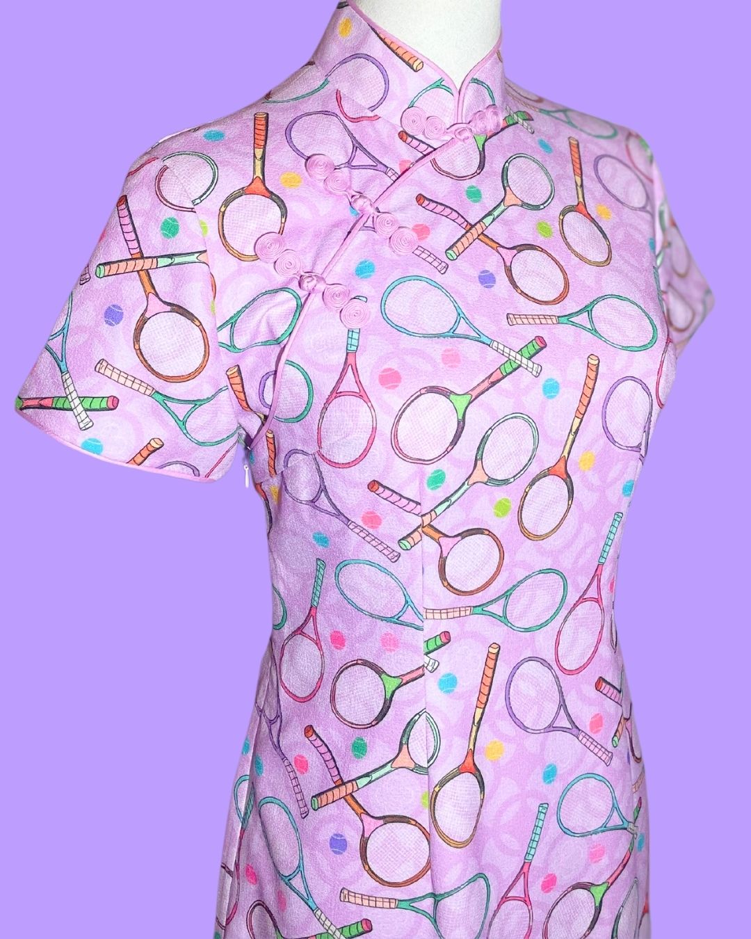 Tennis Purple Cheongsam