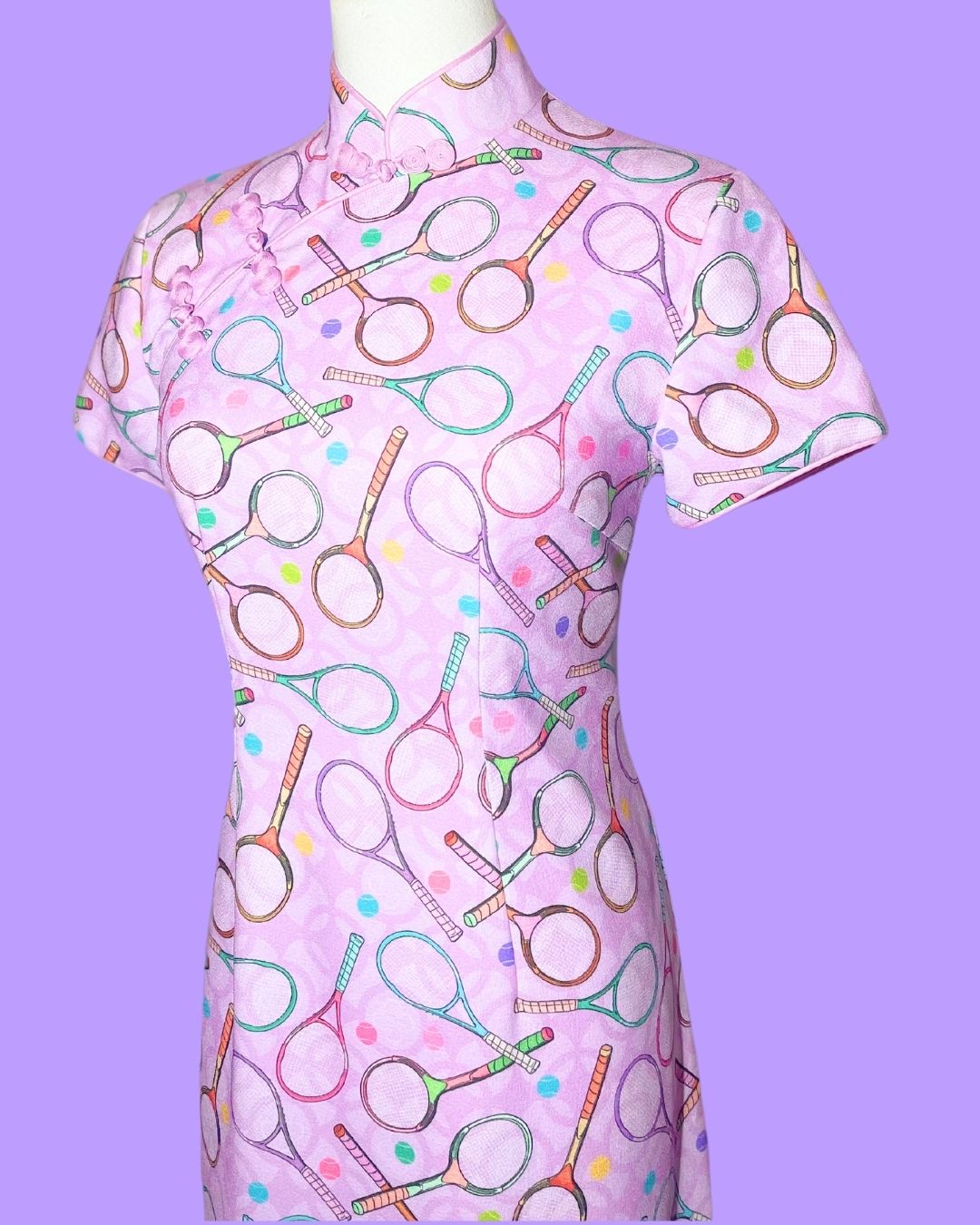 Tennis Purple Cheongsam