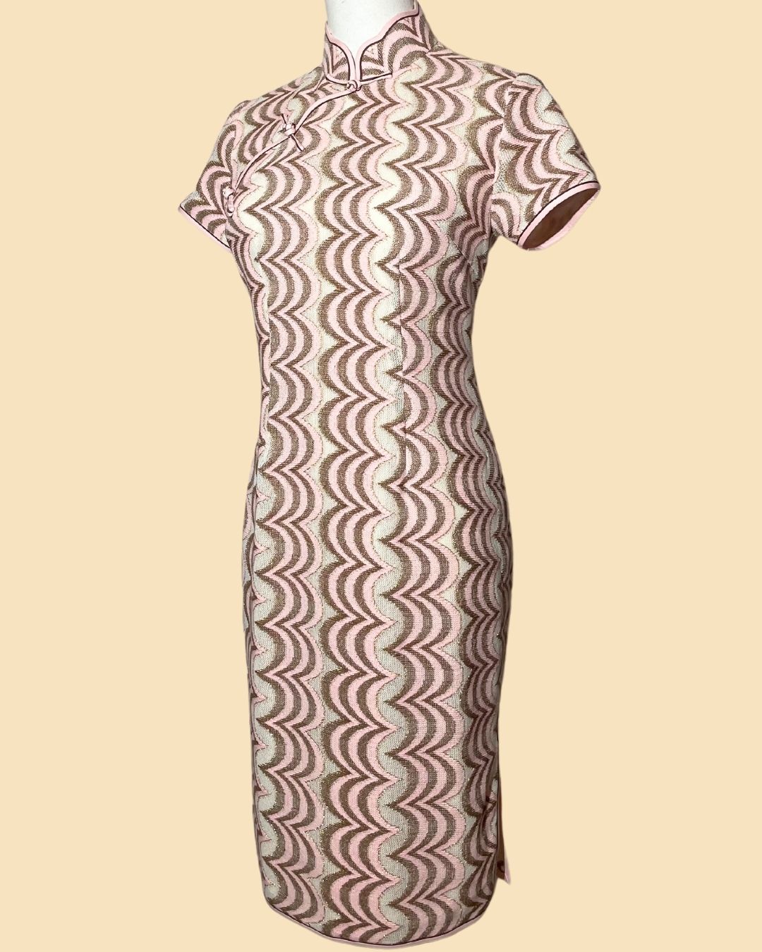 Pink Gold Cheongsam