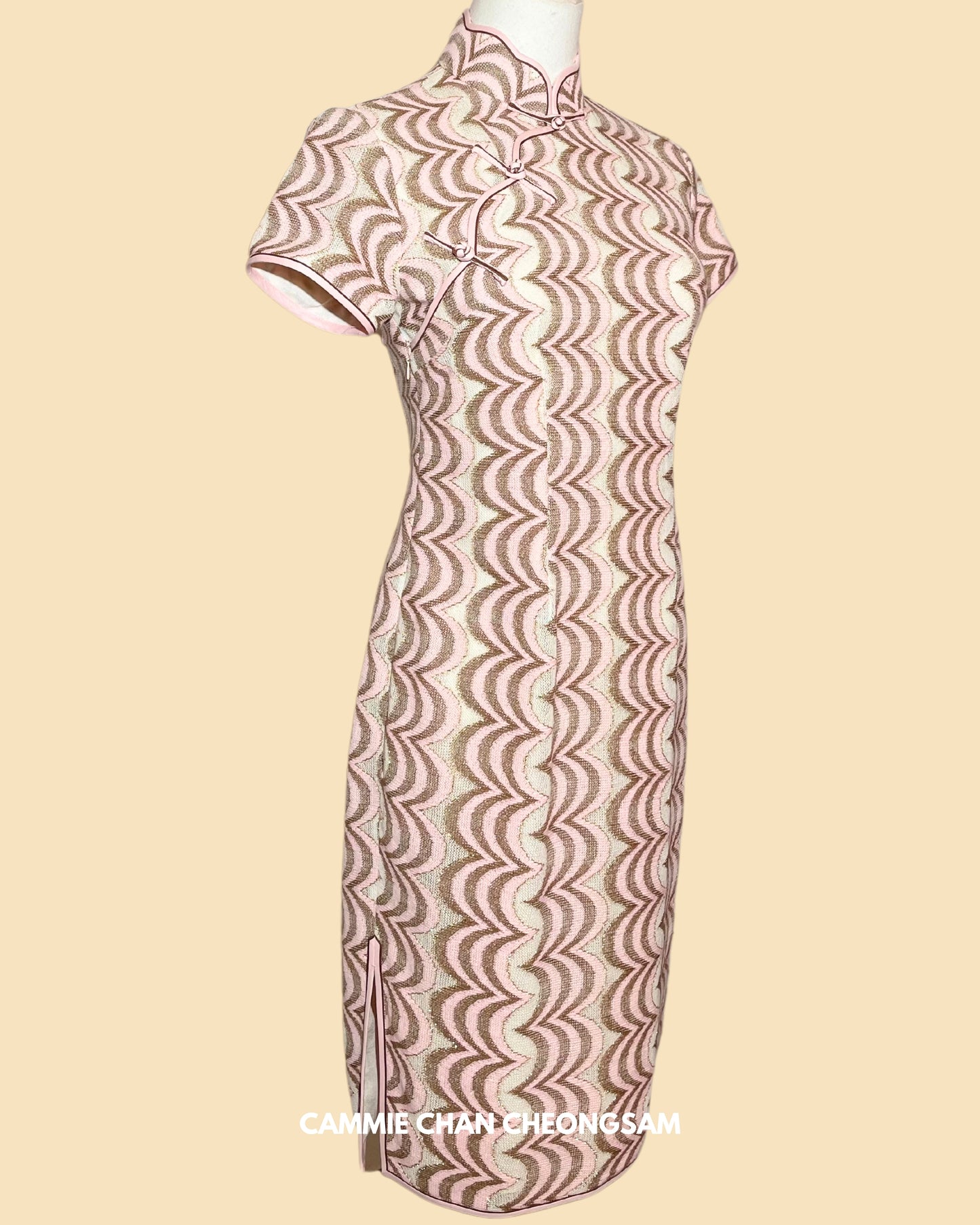 Pink Gold Cheongsam