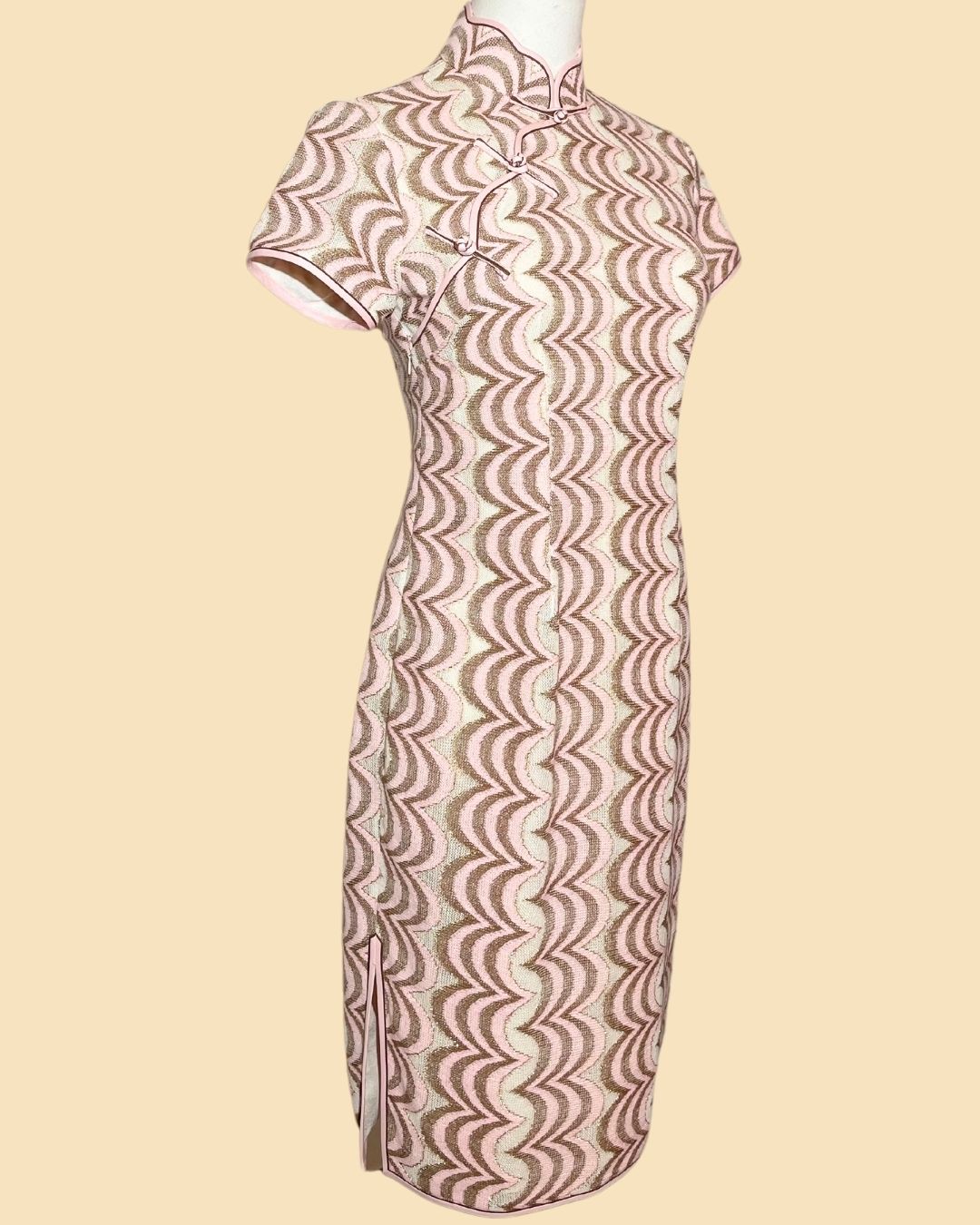 Pink Gold Cheongsam
