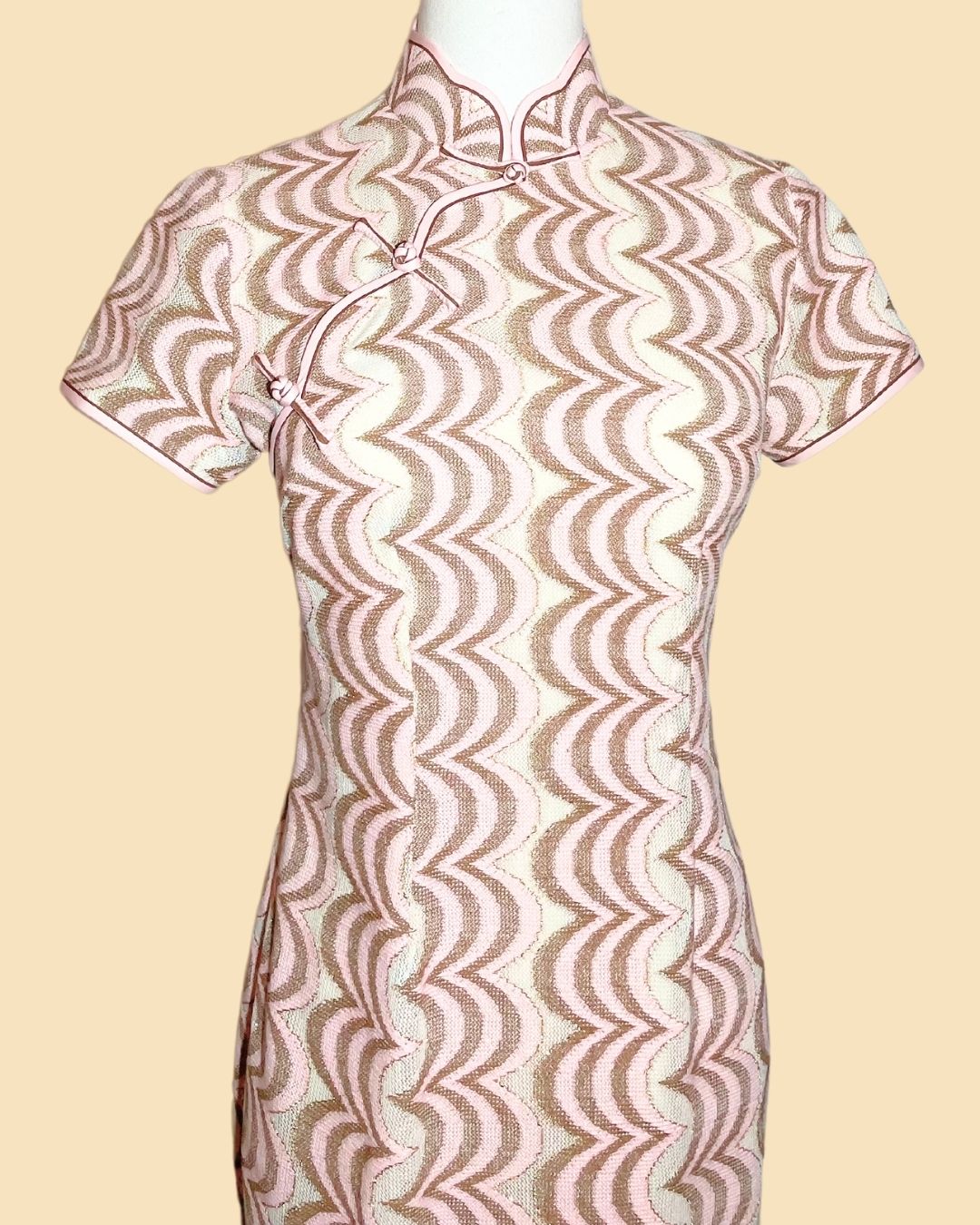 Pink Gold Cheongsam