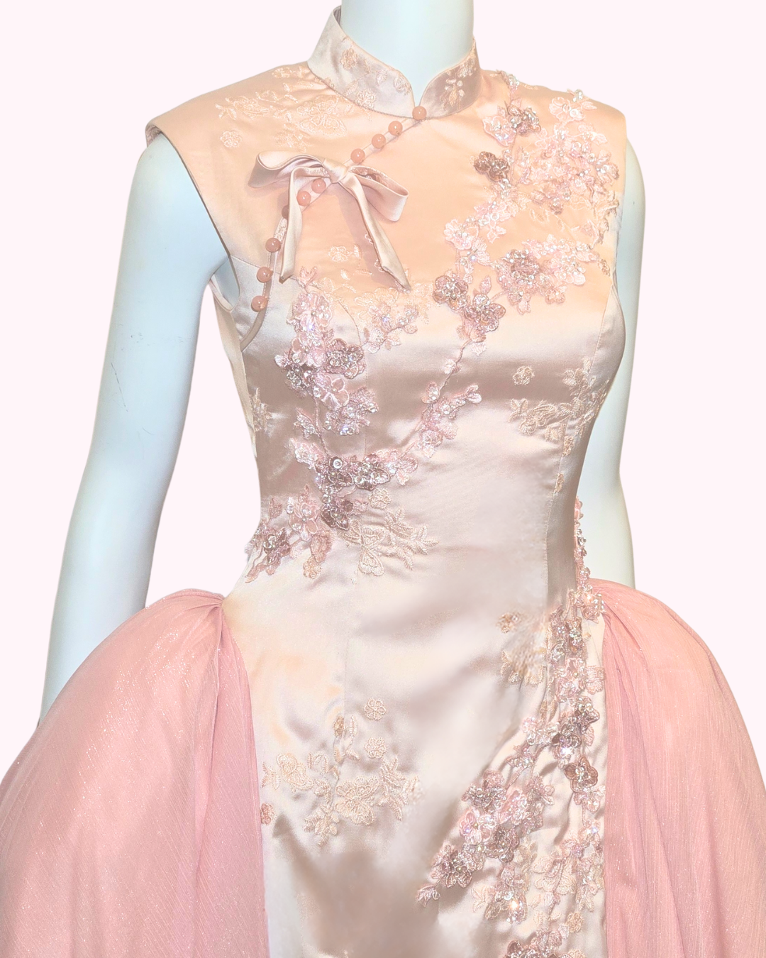 Crystal Rose Cheongsam