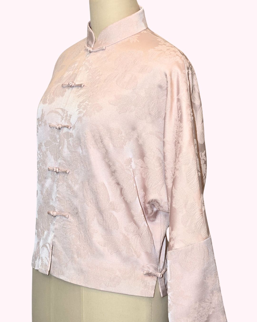 Light Pink Cheongsam Tang Jacket
