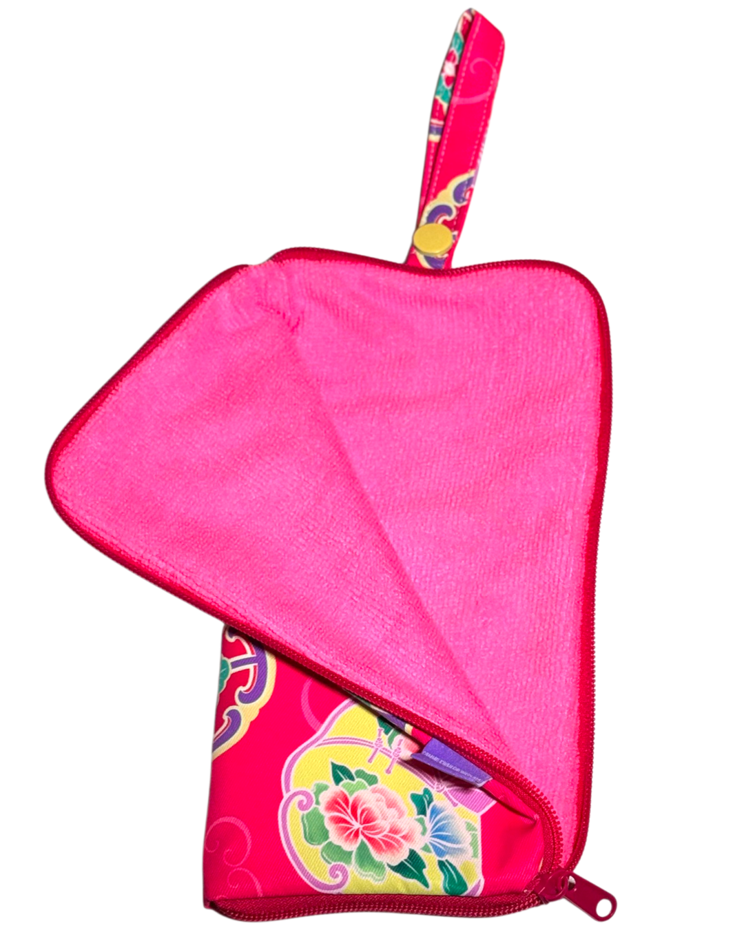 Portable Waterproof Umbrella Bag - Red Floral Cheongsam Bowl Pattern