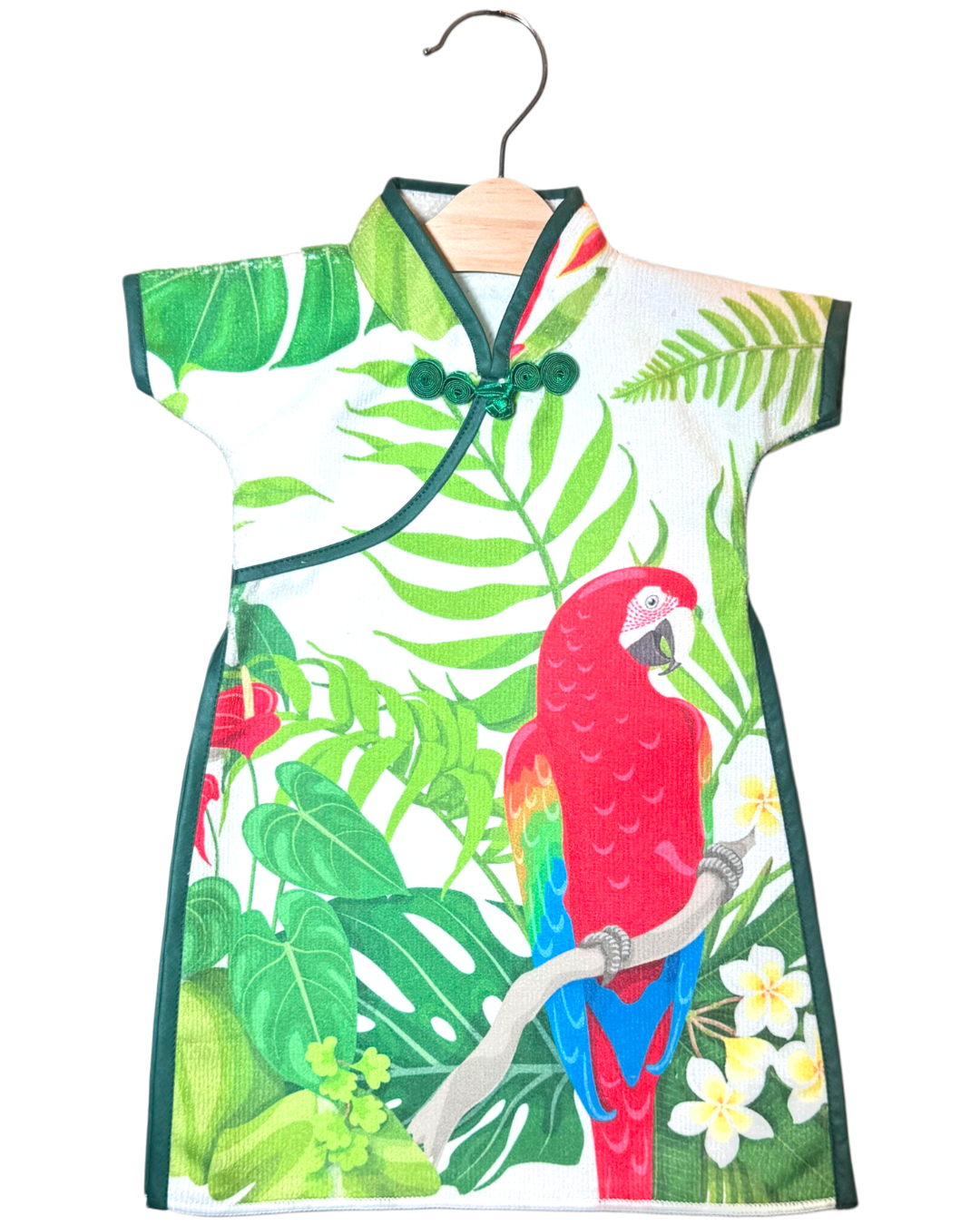 Cheongsam Towel - Tropical Parrot