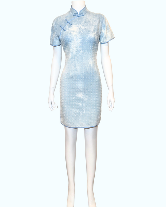 Sky Print Cheongsam