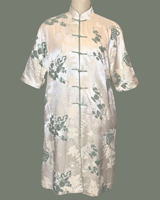 Mint Flower Cheongsam Tang Jacket