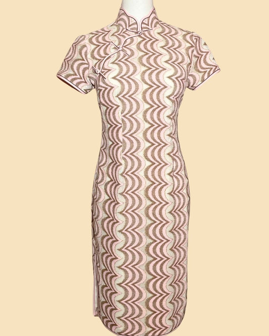 Pink Gold Cheongsam