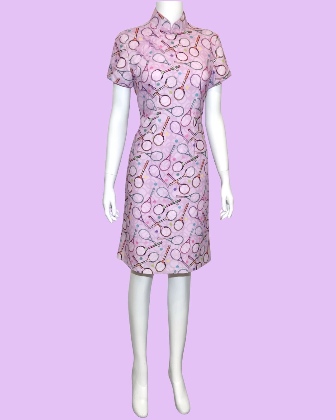 Tennis Purple Cheongsam