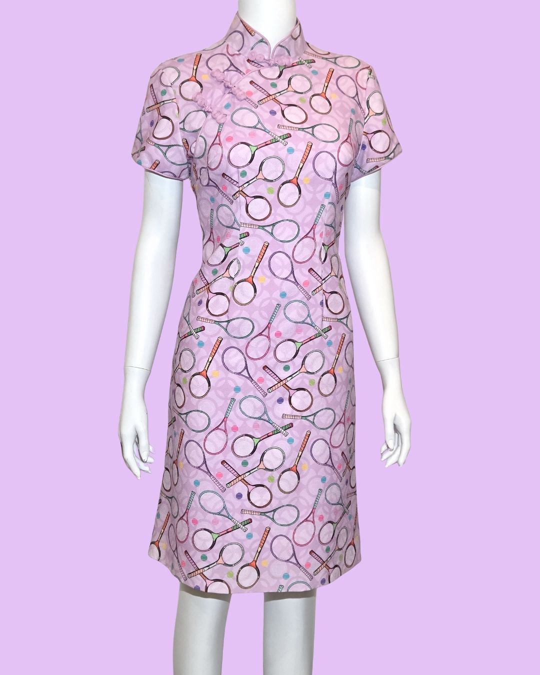 Tennis Purple Cheongsam