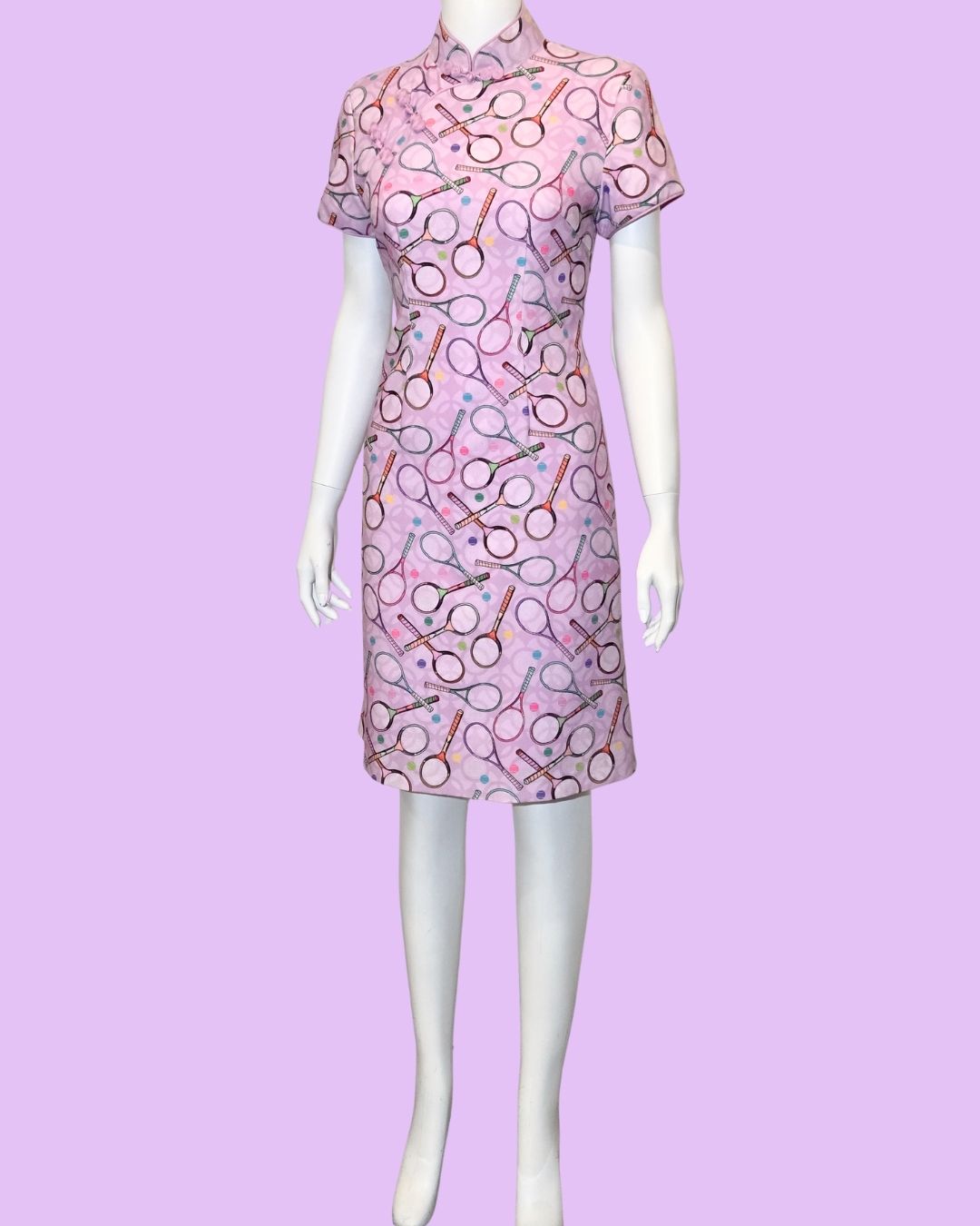 Tennis Purple Cheongsam