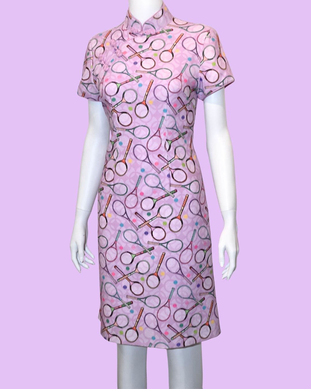 Tennis Purple Cheongsam
