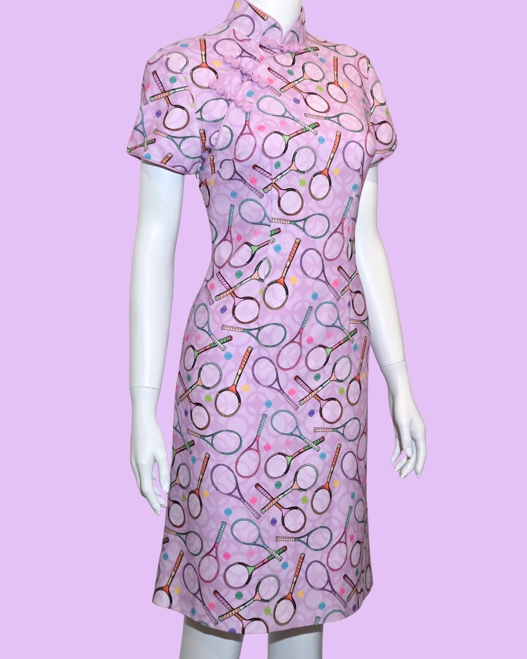 Tennis Purple Cheongsam