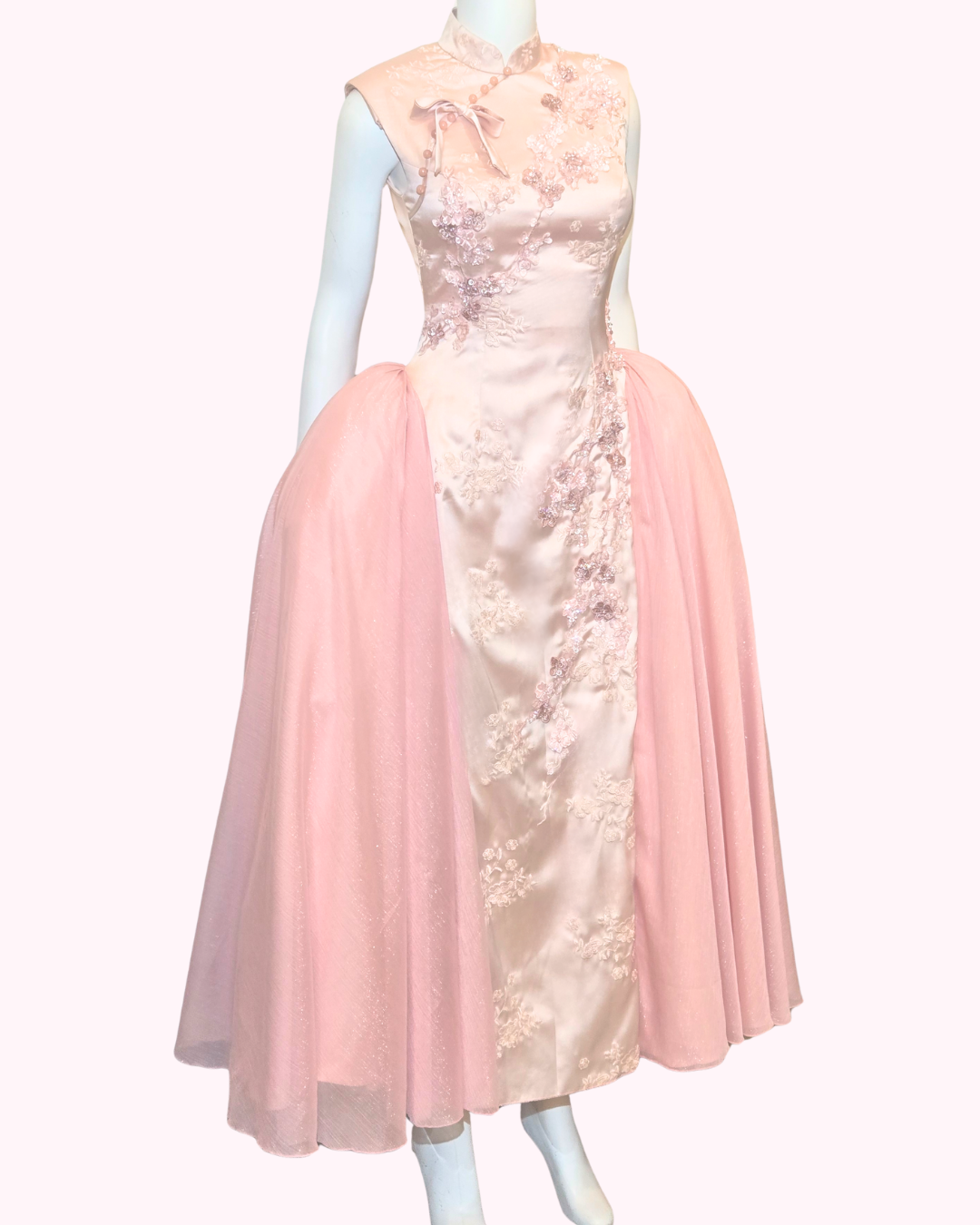 Crystal Rose Cheongsam