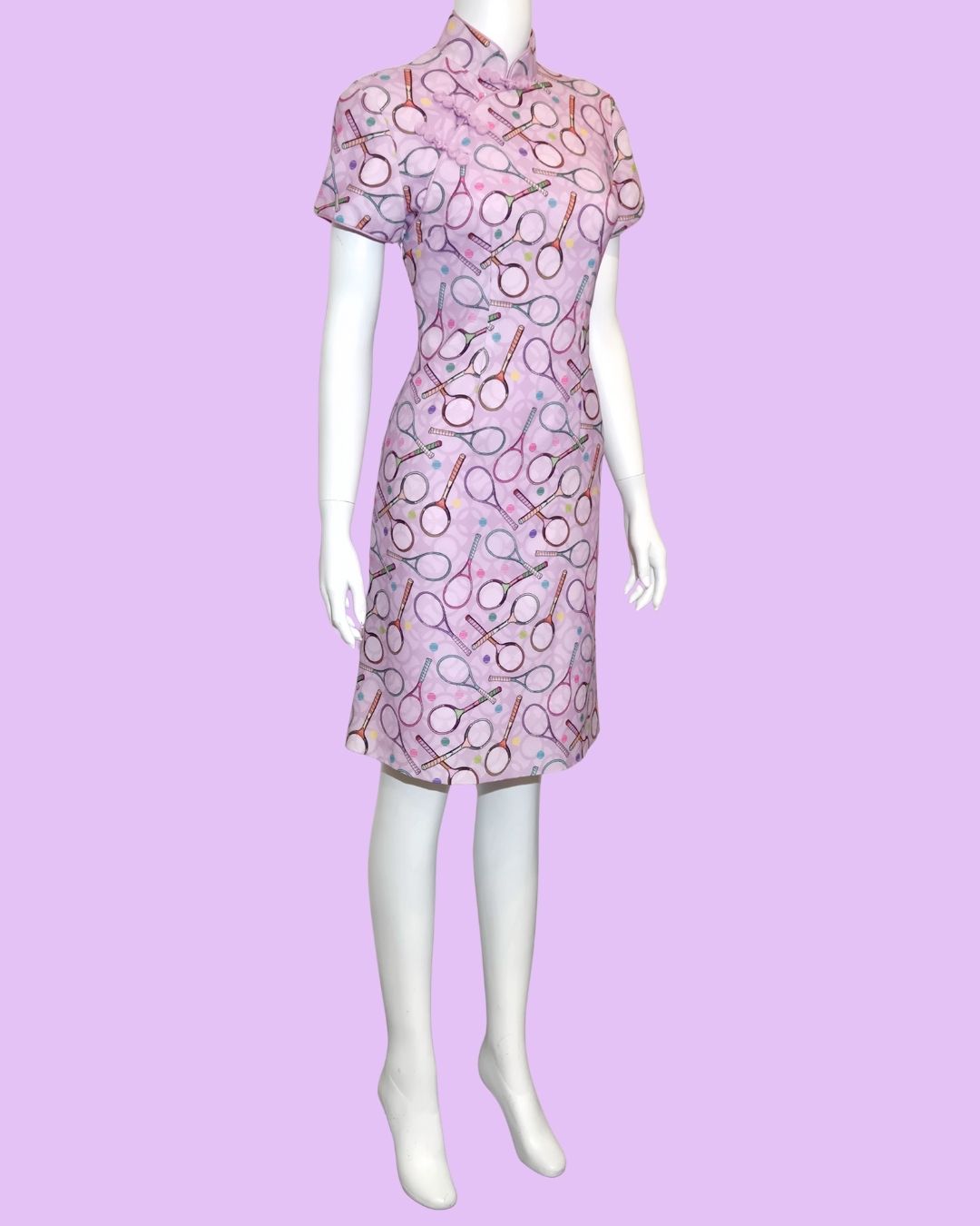 Tennis Purple Cheongsam
