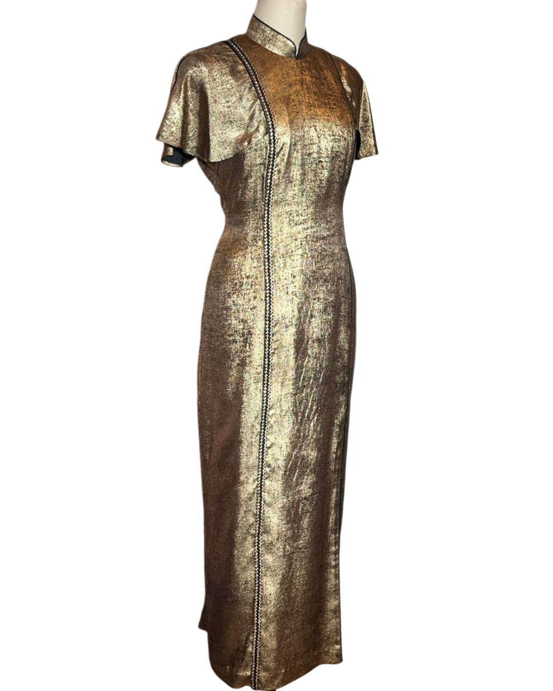 Gold Modern Cheongsam