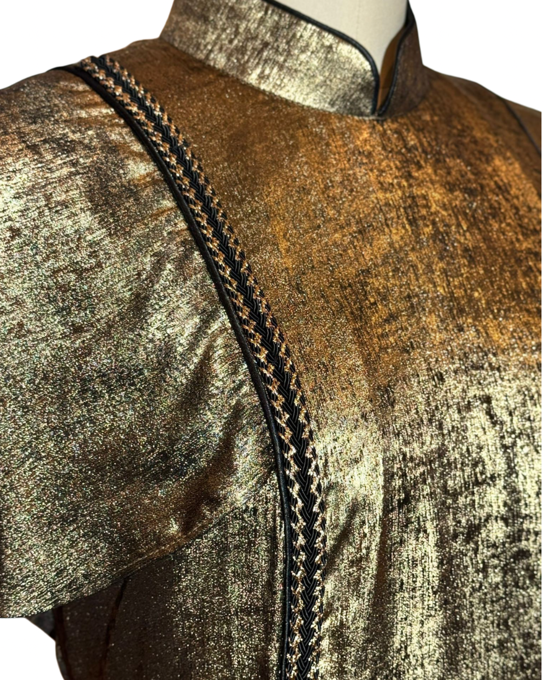 Gold Modern Cheongsam